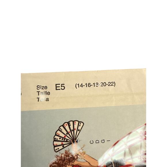 McCall's Ladies Sewing Pattern M7306 Corset & Crinoline Cage Costume Size 14-22 - Picture 3 of 3